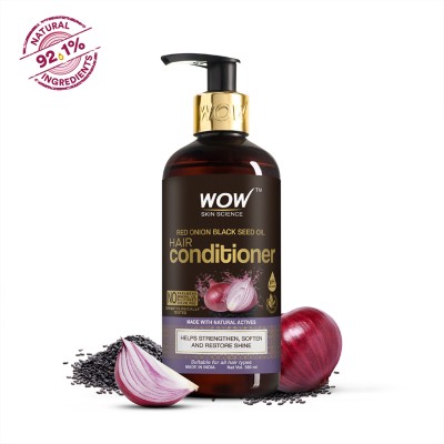 WOW SKIN SCIENCE Onion Conditioner For Dandruff/Hairfall/Curly Hair/Damaged Hair(300 ml)