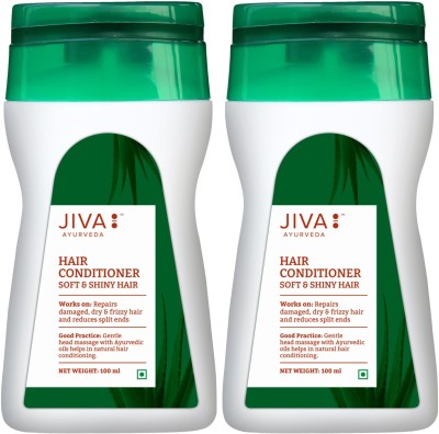 JIVA Hair Conditioner - Natural & Herbal Hair Conditioner - Provides Deep Nourishment - 100 ml Each - Pack of 2(100 ml)