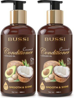 bussi Coconut milk shamoo for Hair Strength & Hydration, with Organic Virgin Coconut Oil, Shea Butter suitable all hair types(400 ml)