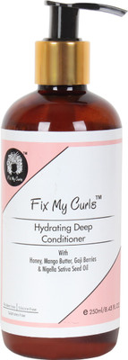 Fix My Curls Mellow Hydrating Deep Conditioner For Curly and Wavy Hair, 250ml(250 ml)