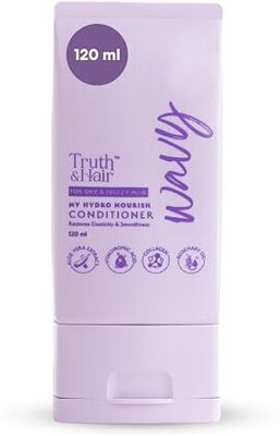 Truth & Hair Hydro Nourish Conditioner for Wavy Hair | Enriched with Rosemary Oil(120 ml)