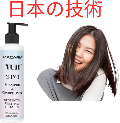 MACARIA YUII Biotin and keratin Hair Growth Shampoo For Men & Women(200 ml)