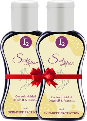 I2 Scalp Cure Lotion-For Healthy Scalp & Shiny Hair, Pack of 2(100 ml)