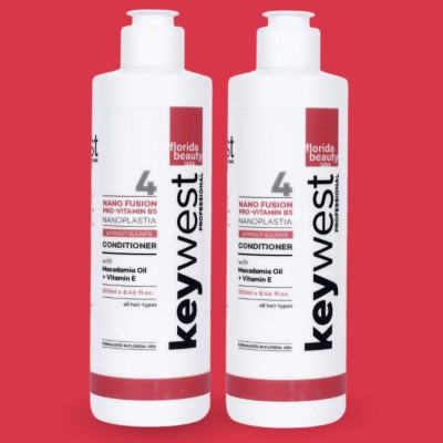 Keywest Professional Nanoplastia Sulfate Free Conditioner - (Pack of 2)(250 ml)