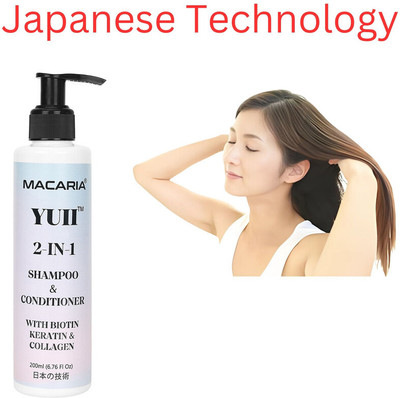 MACARIA YUII sulfate free keratin safe shampoo(200 ml)