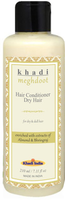 KHADI MEGHDOOT Dry Hair Conditioner with Almond and Bhringraj(210 ml)