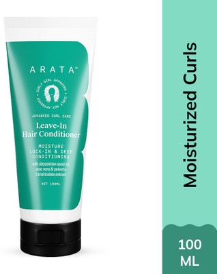 ARATA Advanced Curl Hair Care Leave-In Conditioner | Moisturizes & Conditions(100 ml)