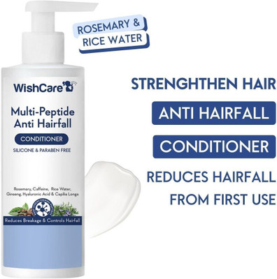 WishCare Multi Peptide Anti Hairfall Conditioner with Rice Water , Rosemary & Caffeine(200 ml)