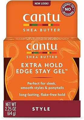 Cantu Shea Butter Extra Hold Edge Stay Gel, 65 ml(64 g)