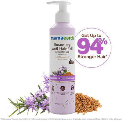Mamaearth Anti-Hair Fall Conditioner-Rosemary & Methi Dana for Reducing Hair Loss(250 ml)