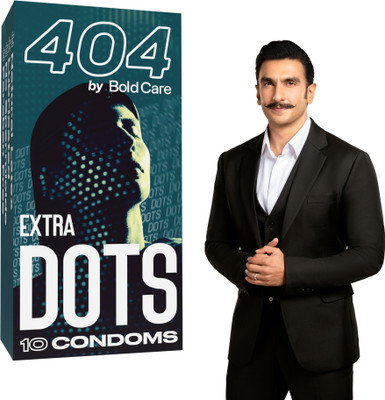 Bold Care 404 Extra Dots Condoms for Men - Elevate Pleasure with Every Touch Condom(10 Sheets)