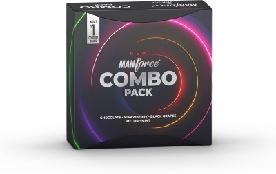 MANFORCE Combo Lubricated Dotted Condom(20 Sheets)