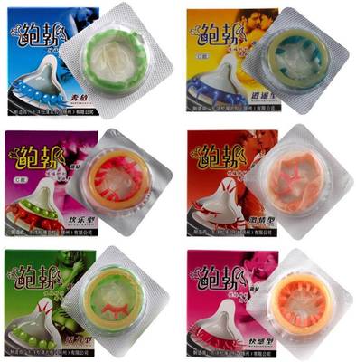 JoyStick Natural Latex Rubber Spike, Extra Time Dotted & Ribbed Contour, Climax Delay Condom