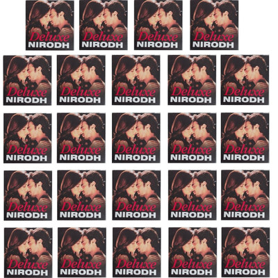 DELUXE Nirodh Lubricated Condoms (Pack of 120), Secret Delivery Condom(Set of 24, 120 Sheets)
