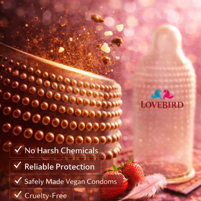 LOVEBIRDCONDOM Ohh No floverd chololate bass hazelnut FUN everySECOND Condom(10 Sheets)