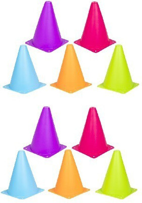 Fitdex Cone Marker Pack of 10(Multicolor)