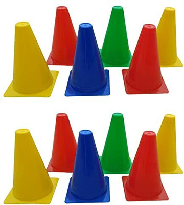 sports & fitness junction Cone Marker Pack of 15(Multicolor)