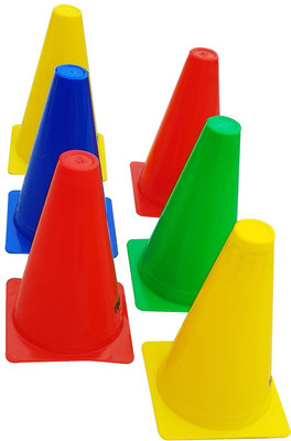 DULTER Cone Marker Pack of 10(Multicolor)