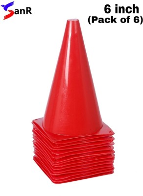 Fitdex Cone Marker Pack of 6(Red)