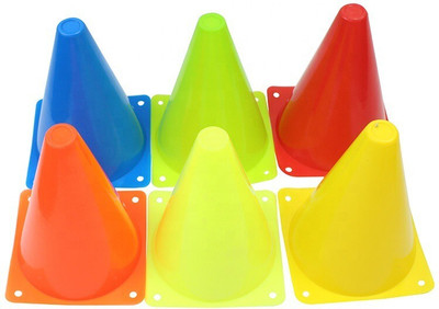 Fitdex Cone Marker Pack of 6(Multicolor)