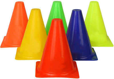 COSRO Cone Marker Pack of 6(Multicolor)