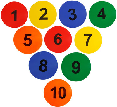 LYGER BY ABNASHI Flat Marker Pack of 10(Multicolor)