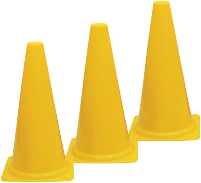Manboc Cone Marker Pack of 3(Yellow)