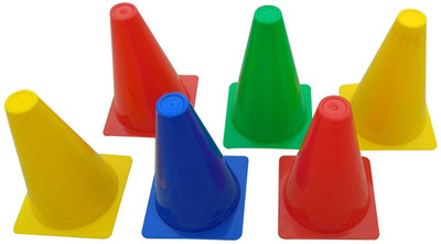 cabrio Cone Marker Pack of 6(Multicolor)