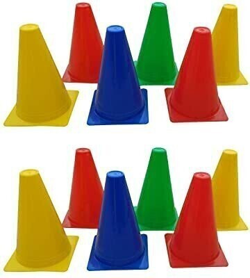 EXTREME FIT Cone Marker Pack of 20(Multicolor)