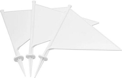FITFIX Flat Marker Pack of 10(White)