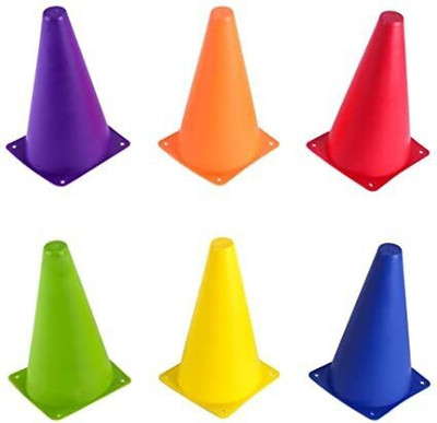 Fitdex Cone Marker Pack of 6(Multicolor)