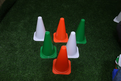 Team F S Sports Cone Pack of 9(Multicolor)