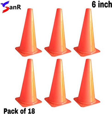 Fitdex Cone Marker Pack of 18(Orange)