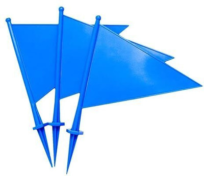 FITFIX Flat Marker Pack of 10(Blue)