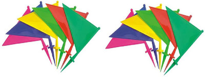 Dinetic Flat Marker Pack of 12(Multicolor)