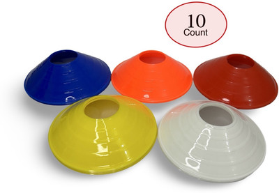 LCARNO Cone Marker Pack of 10(Multicolor)