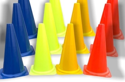 RMS SPORTS Cone Marker Pack of 12(Multicolor)