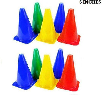 Fitdex Cone Marker Pack of 10(Multicolor)