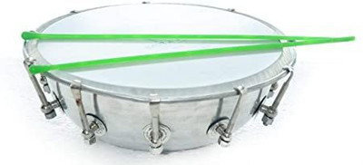 UVINI HUB Steel Dhol Tasha Drum with Stick Conga(Bison Skin)