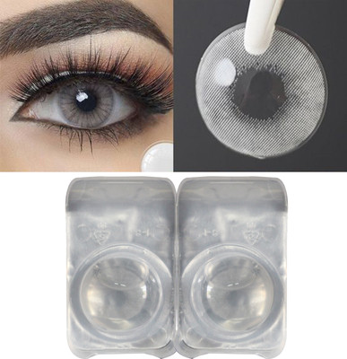 soft eye Daily Disposable(light white 0.0, Colored Contact Lenses, Pack of 1)