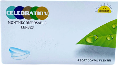 CELEBRATION Monthly Disposable(-7, Contact Lenses, Pack of 6)