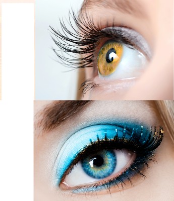 Gold Look Monthly Disposable(hazel sky blue Color Contact Lens, Colored Contact Lenses, Pack of 2)