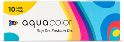 aquacolor Daily Disposable(0, Colored Contact Lenses, Pack of 10)