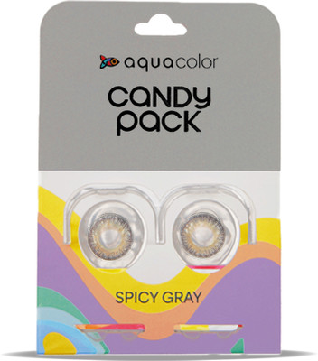 aquacolor Daily Disposable(0, Colored Contact Lenses, Pack of 2)