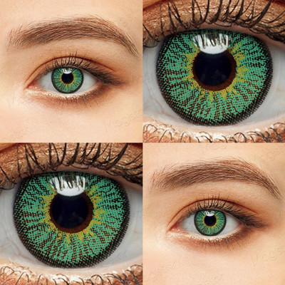 Roseleaf Quaterly Disposable(0, Colored Contact Lenses, Pack of 1)