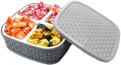Kitchen4U Plastic Utility Container  - 500 ml(Multicolor)