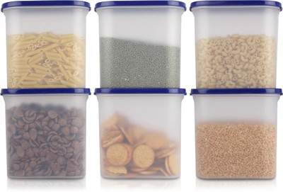 Cutting EDGE Polypropylene Grocery Container  - 1800 ml(Pack of 6, Blue)