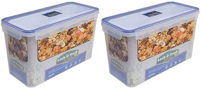 NEELESHWARI Plastic Utility Container  - 6070 ml(Pack of 2, Clear)
