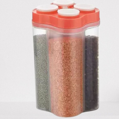 DEXON Plastic Grocery Container  - 1000 ml(Red)