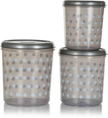 homelaza Plastic Utility Container  - 10 L(Pack of 3, Multicolor)